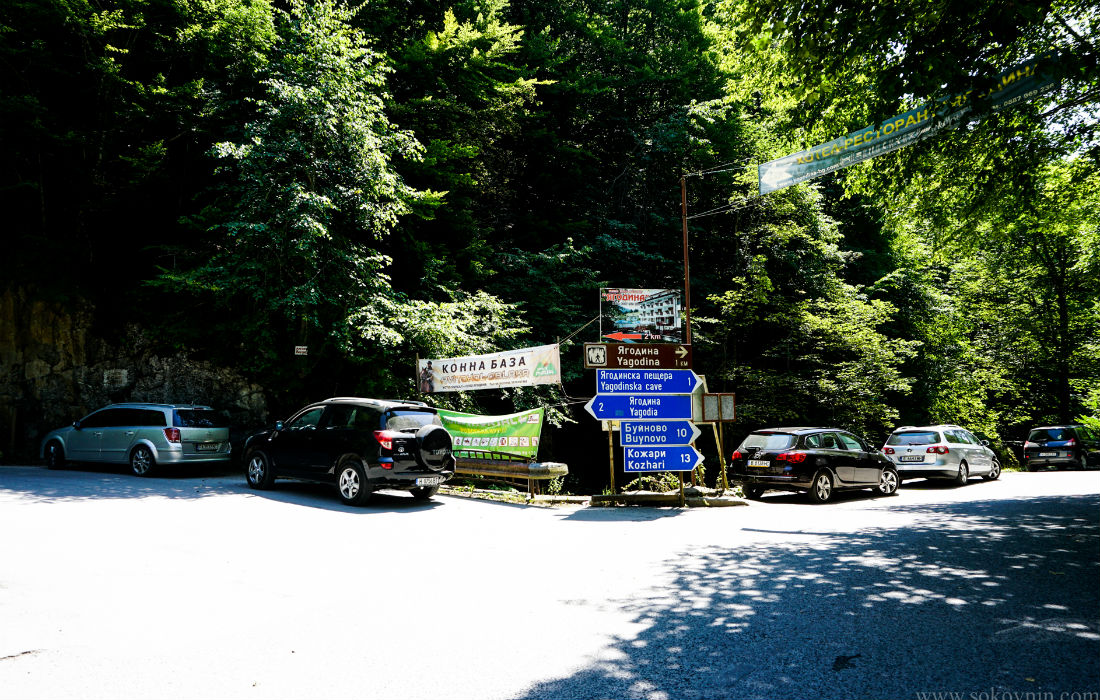 Указатель на Ягодину