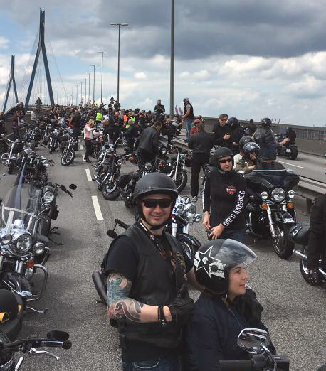 Фестиваль Harley Days в Гамбурге.