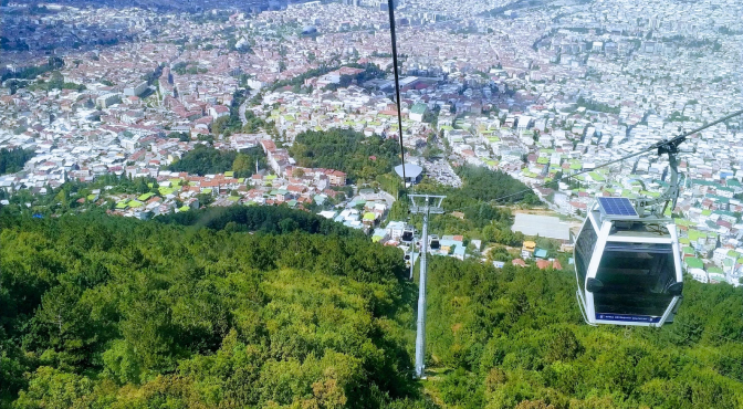 Канатная дорога Teleferic в Стамбуле